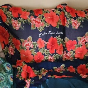 Floral Cabo San Lucas Scarf